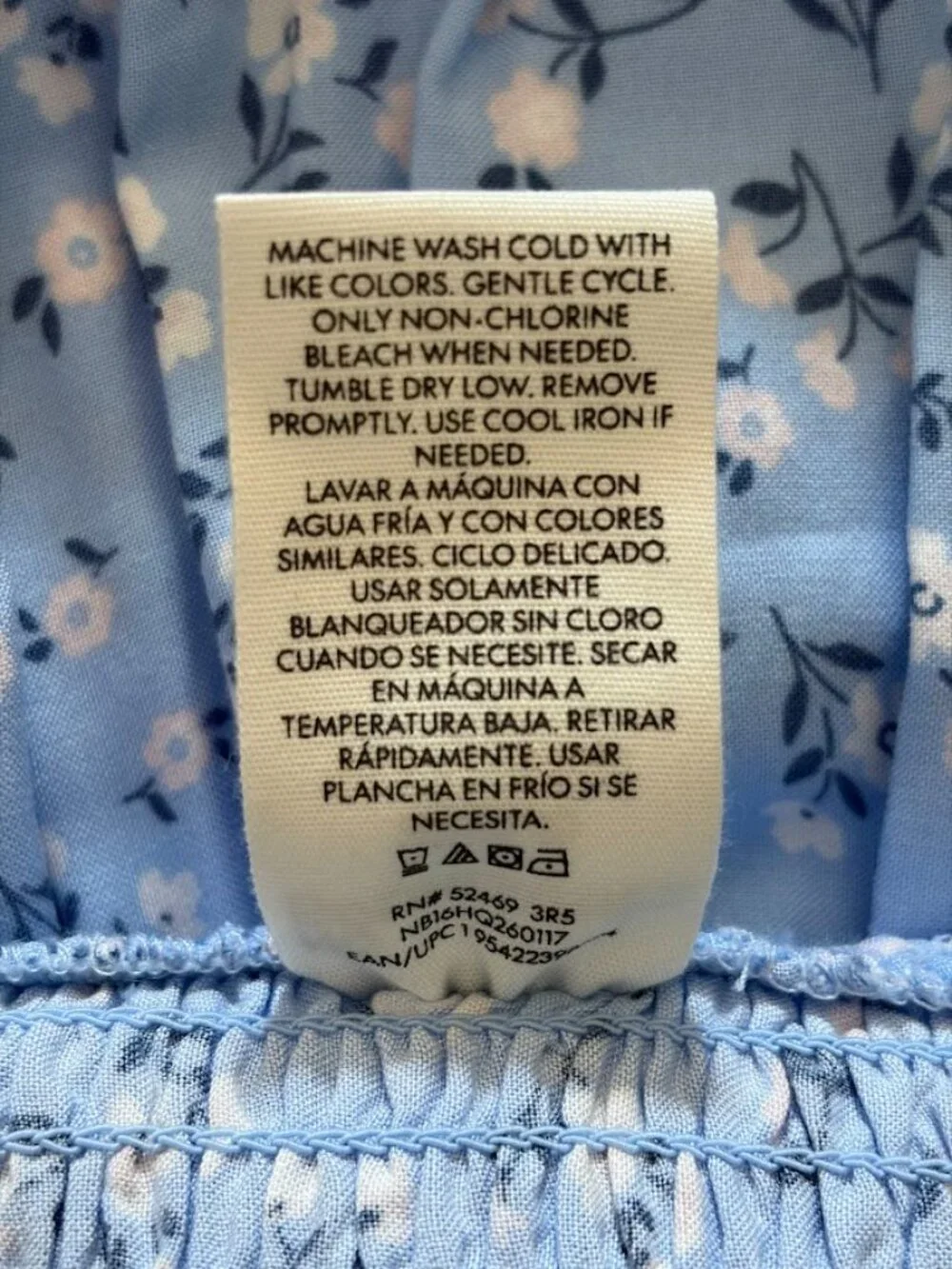 No Boundaries Cornflower Blue Floral Skort NWT - Women's XS